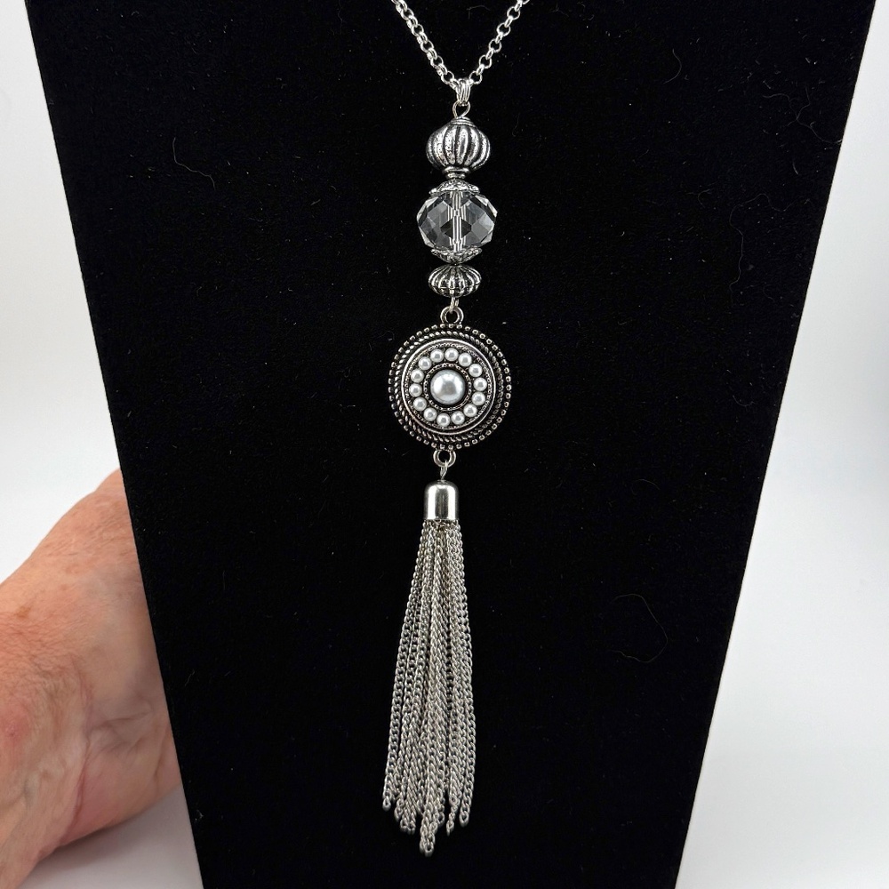 Snap Charm Necklace with 7 charms